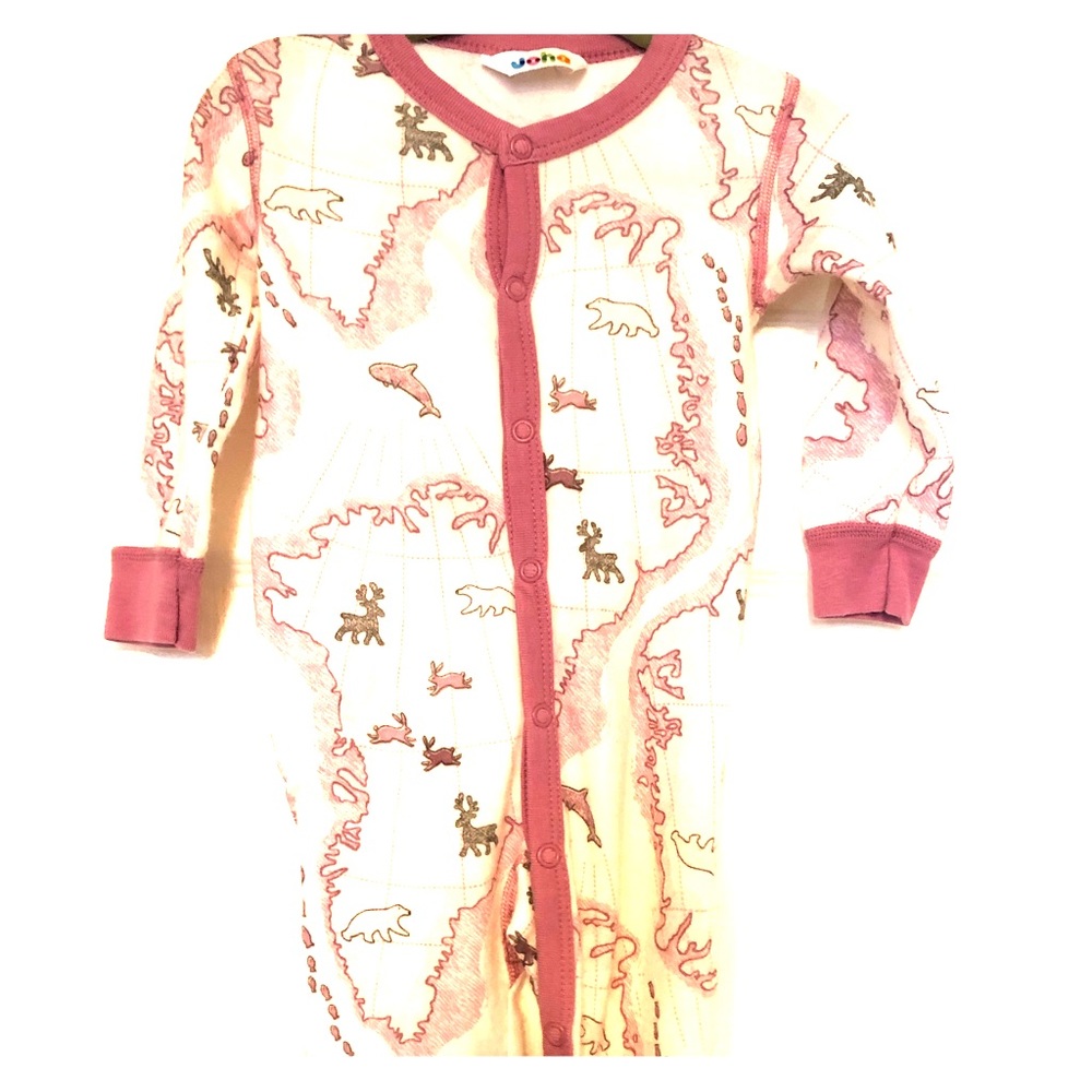 JOHA unisex merino wool romper.